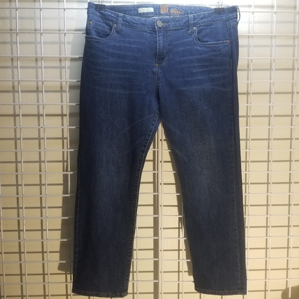 Kut from the Kloth Katy Ankle Straight Jeans Sz 16